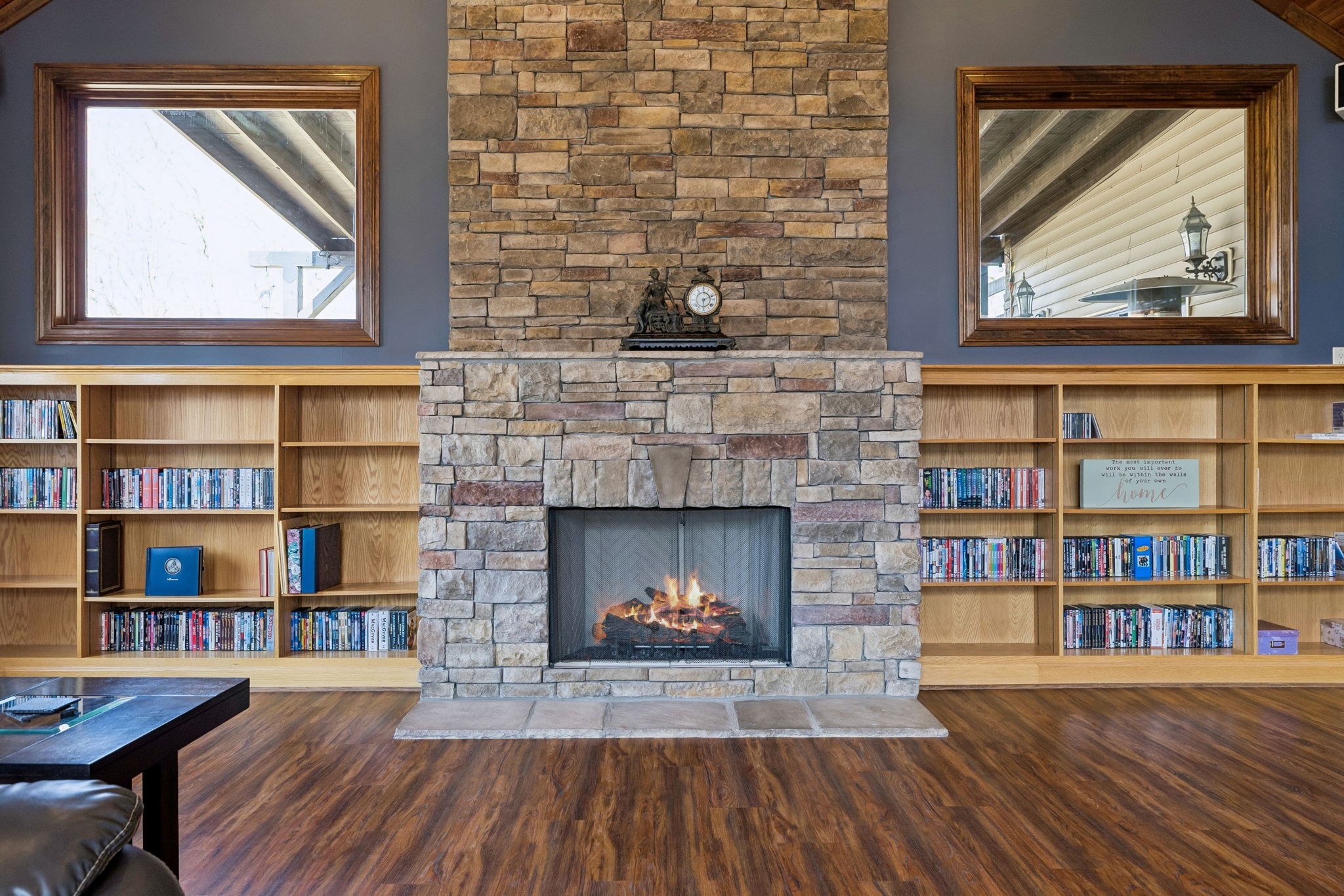 480 Defeated Creek Road Centerville, TN 37033 - Photo 45 of 97 a living room with a wooden floor and a fireplace