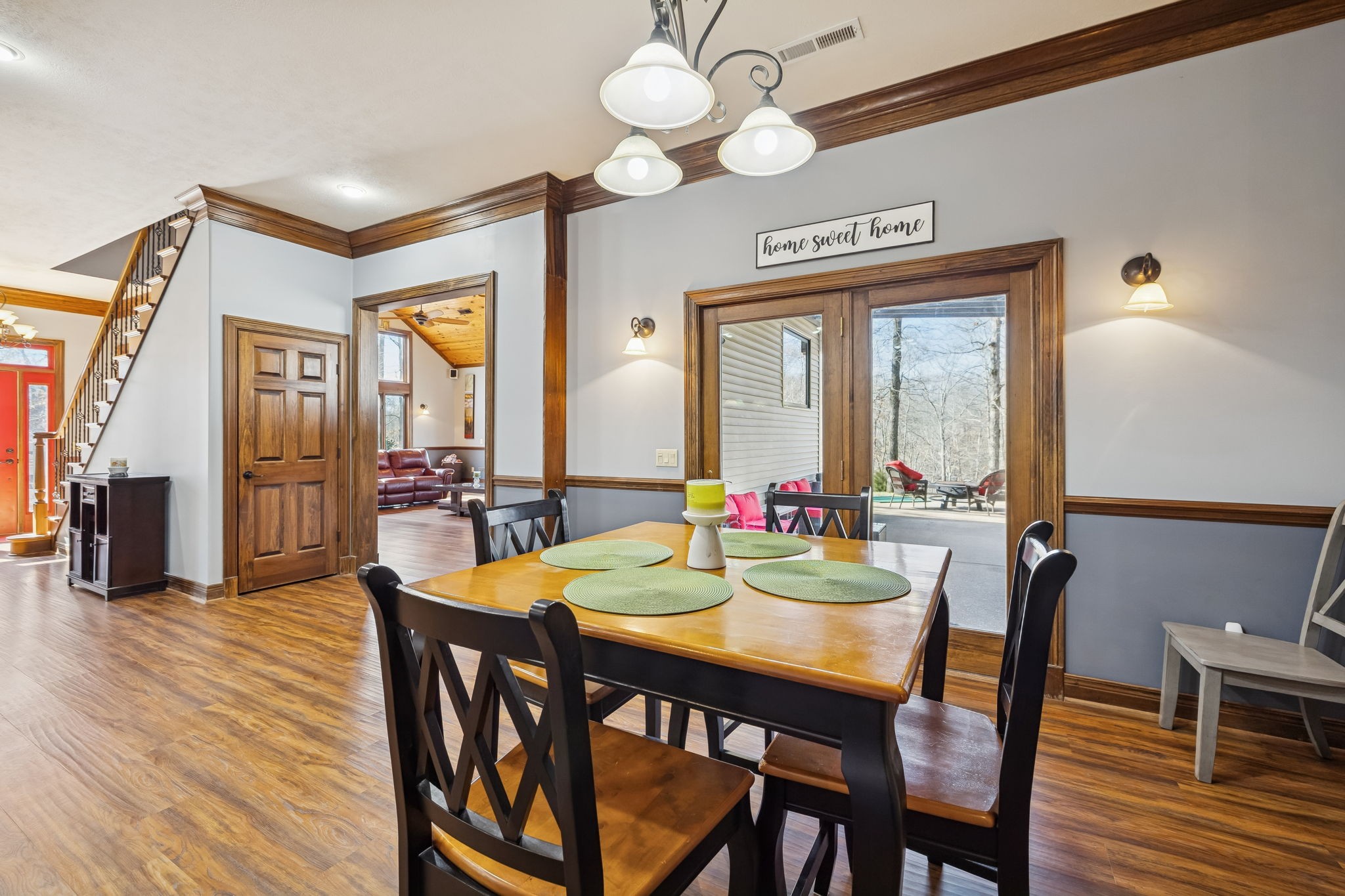 480 Defeated Creek Road Centerville, TN 37033 - Photo 81 of 97 a view of a dining room with furniture window and wooden floor