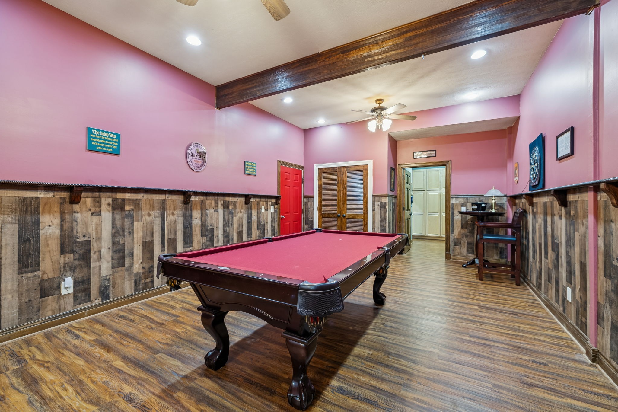 480 Defeated Creek Road Centerville, TN 37033 - Photo 96 of 97 a table and chairs in a room with wooden floor