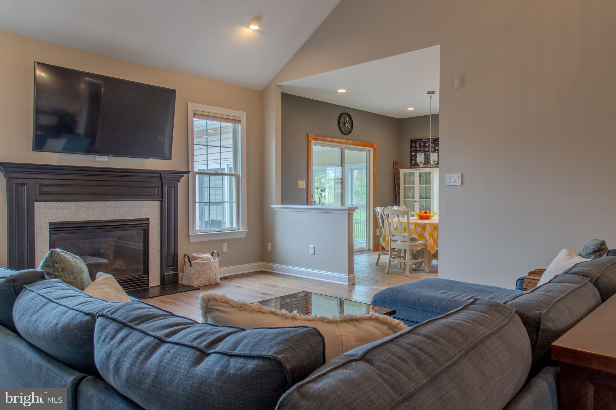 33 Evesham Avenue Marlton, NJ 08053 - Photo 13 of 45 a living room with furniture and a fireplace