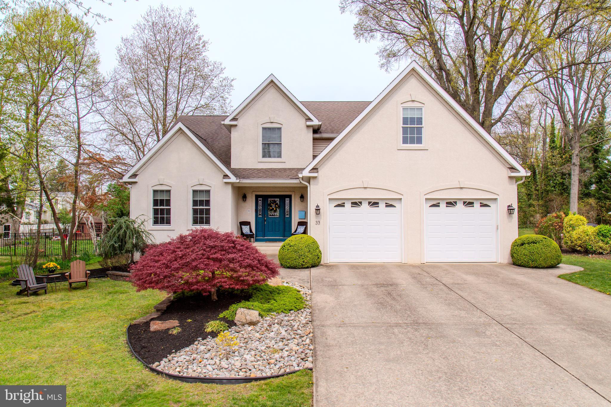33 Evesham Avenue Marlton, NJ 08053 - Photo 2 of 45 a view of a house with a yard and a garden