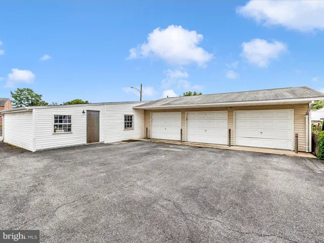 front view of a house with a garage