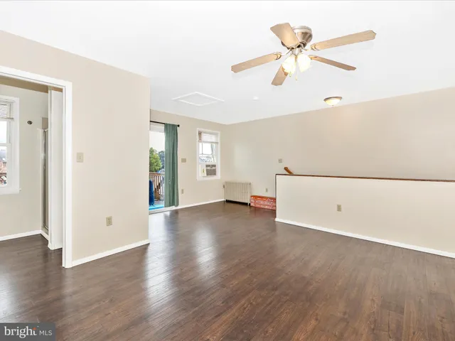 a view of an empty room