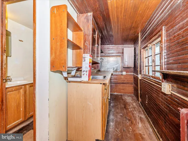 a front view of a building with street