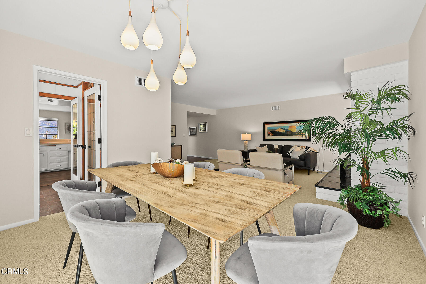 3451 Brookhill Street Glendale, CA 91214 - Photo 22 of 65 a living room with furniture and a table