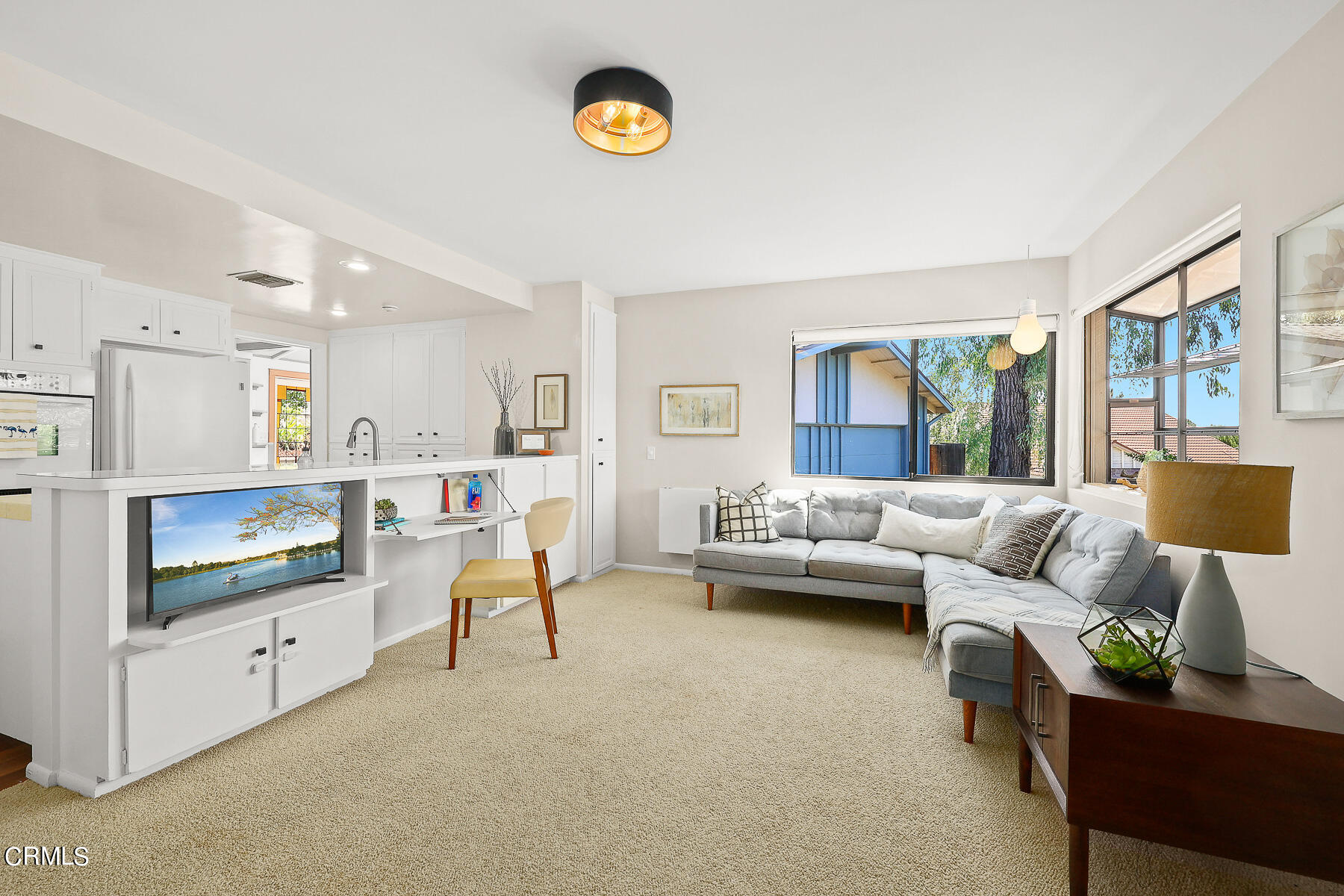 3451 Brookhill Street Glendale, CA 91214 - Photo 24 of 65 a living room with furniture and a flat screen tv