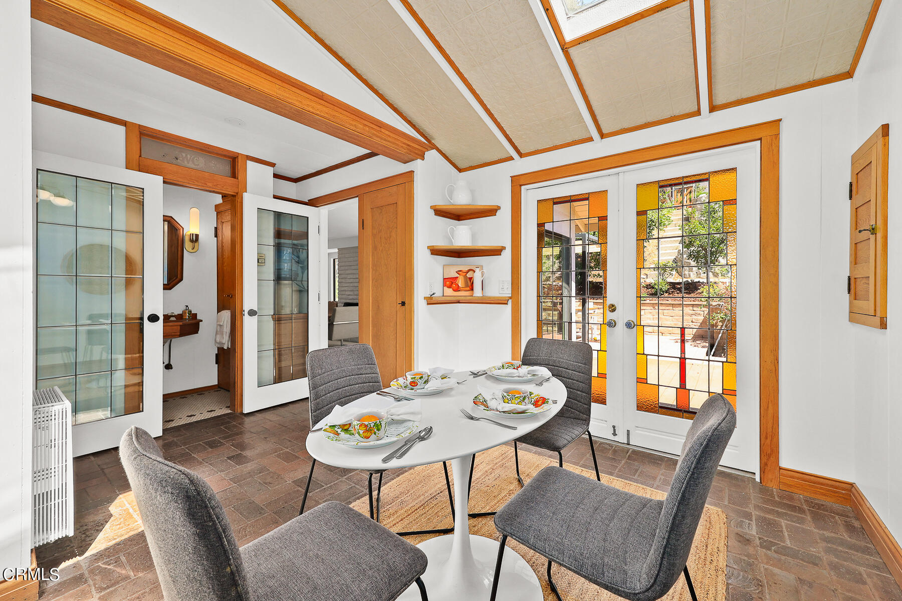 3451 Brookhill Street Glendale, CA 91214 - Photo 31 of 65 a view of a dining room with furniture window and wooden floor