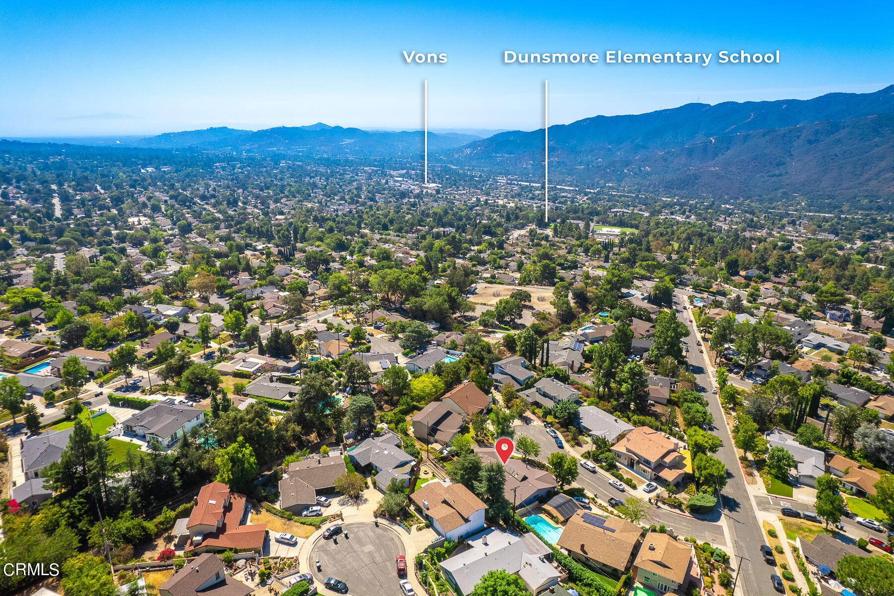 3451 Brookhill Street Glendale, CA 91214 - Photo 61 of 65 a view of a city with mountains in the background