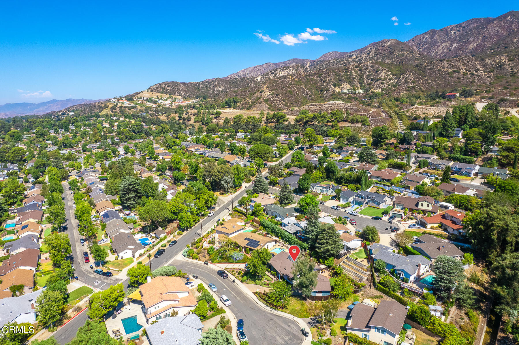 3451 Brookhill Street Glendale, CA 91214 - Photo 64 of 65 a view of a city with mountains in the background