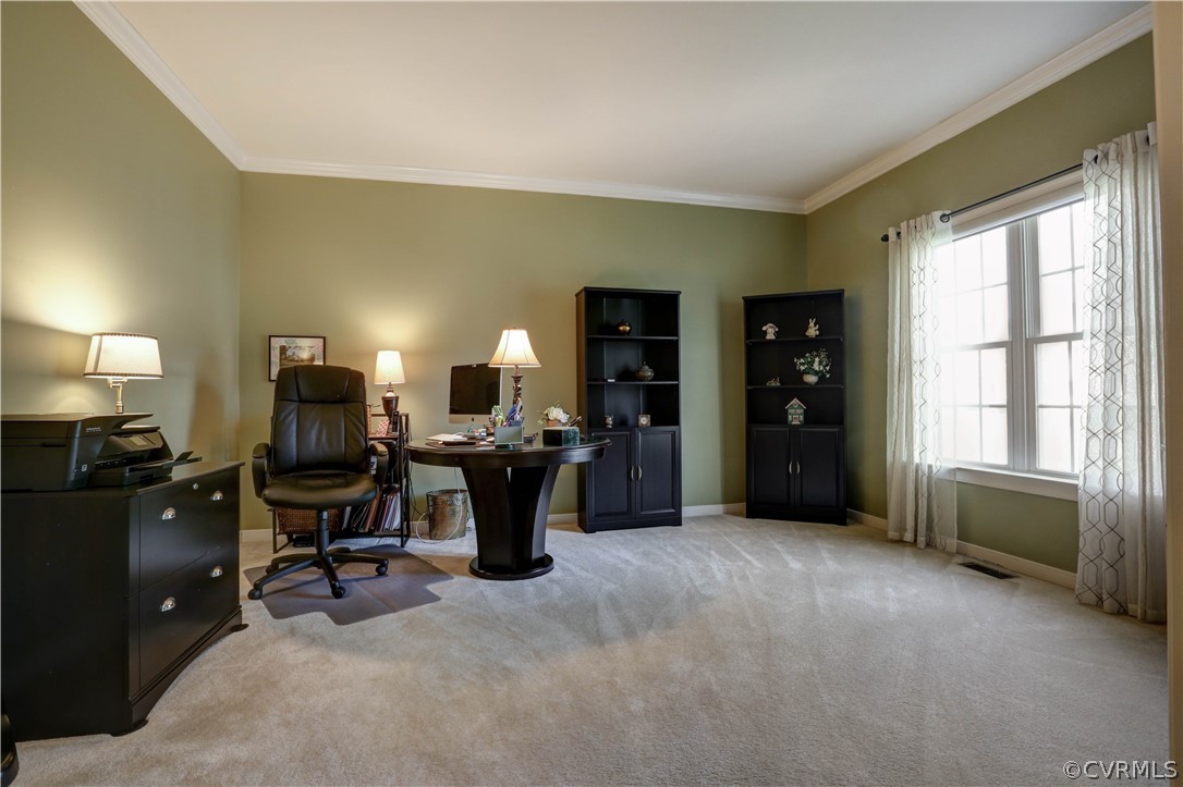 620 Carldan Road Richmond, VA 23227 - Photo 4 of 41 Formal Living Room currently being used as an Offi