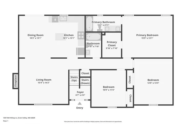 $409,900 | 1307 Northwest Hilltop Lane, Grain Valley, MO 64029
