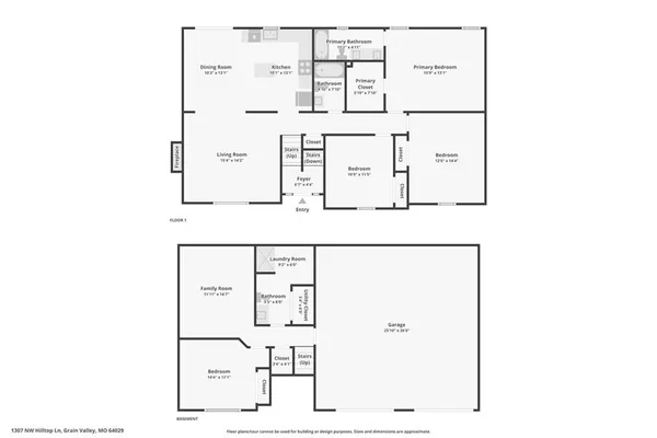 $409,900 | 1307 Northwest Hilltop Lane, Grain Valley, MO 64029