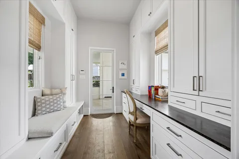 a very nice looking room with a large window