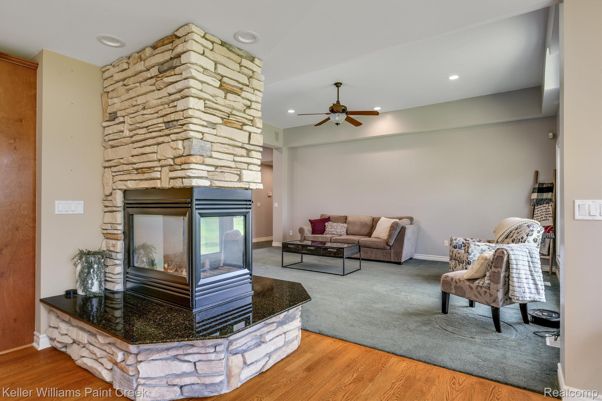 4912 Walker Road North Street, MI 48049 - Photo 25 of 71 Double sided fireplace