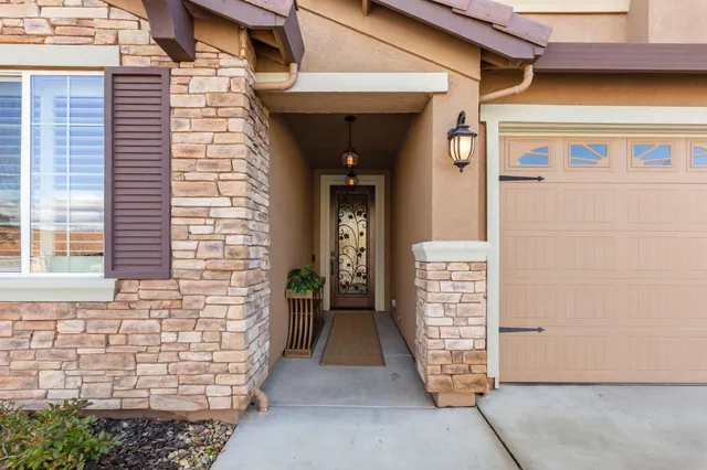 a view of a door with a door