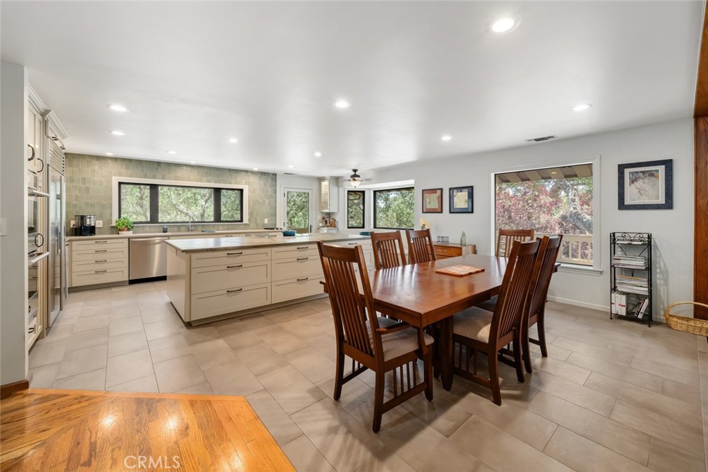 1105 Spanish Camp Road Paso Robles, CA 93446 - Photo 16 of 72 a view of a dining room with furniture and a livingroom
