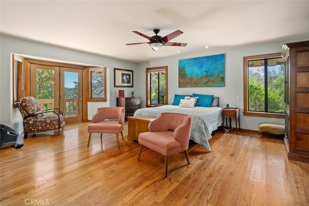 1105 Spanish Camp Road Paso Robles, CA 93446 - Photo 23 of 72 a bedroom with furniture and a large window