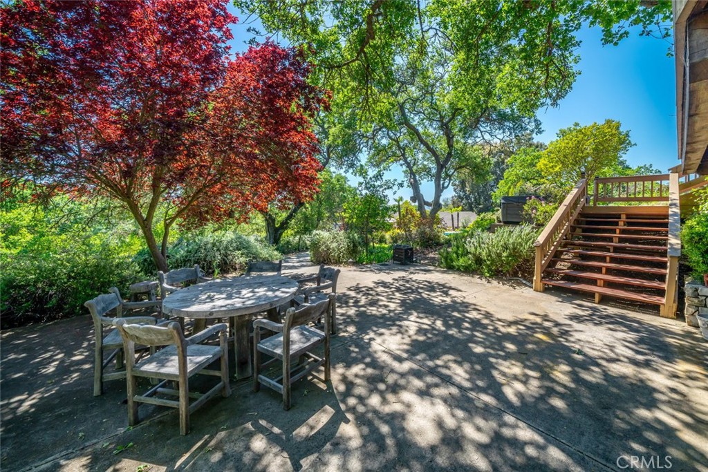 1105 Spanish Camp Road Paso Robles, CA 93446 - Photo 45 of 72 a view of backyard with seating and trees