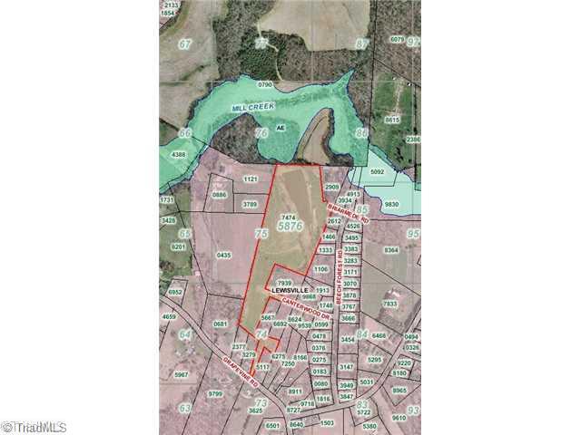 1 Briarmede Road Lewisville, NC 27023 - Photo 10 of 10 Other. Gis View of the entire 18 acre tract