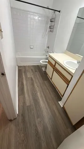 a view of wooden floor