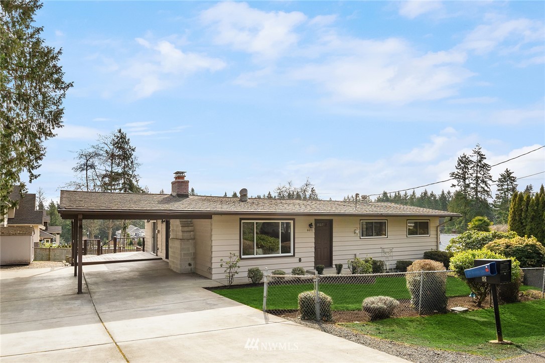 a view of a house with patio