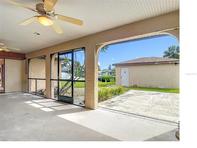 a view of front door