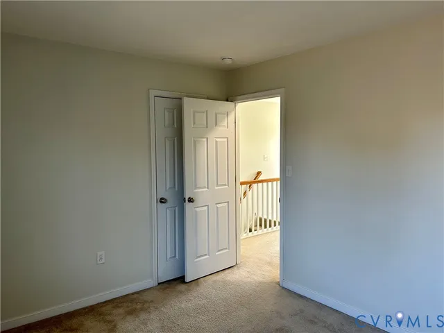 a view of an empty room