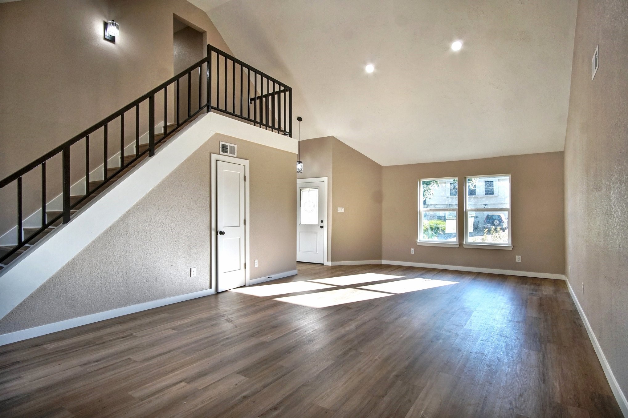 7511 Weatherhill Lane Houston, TX 77041 - Photo 15 of 40 High, Vaulted Ceilings and new recessed lights