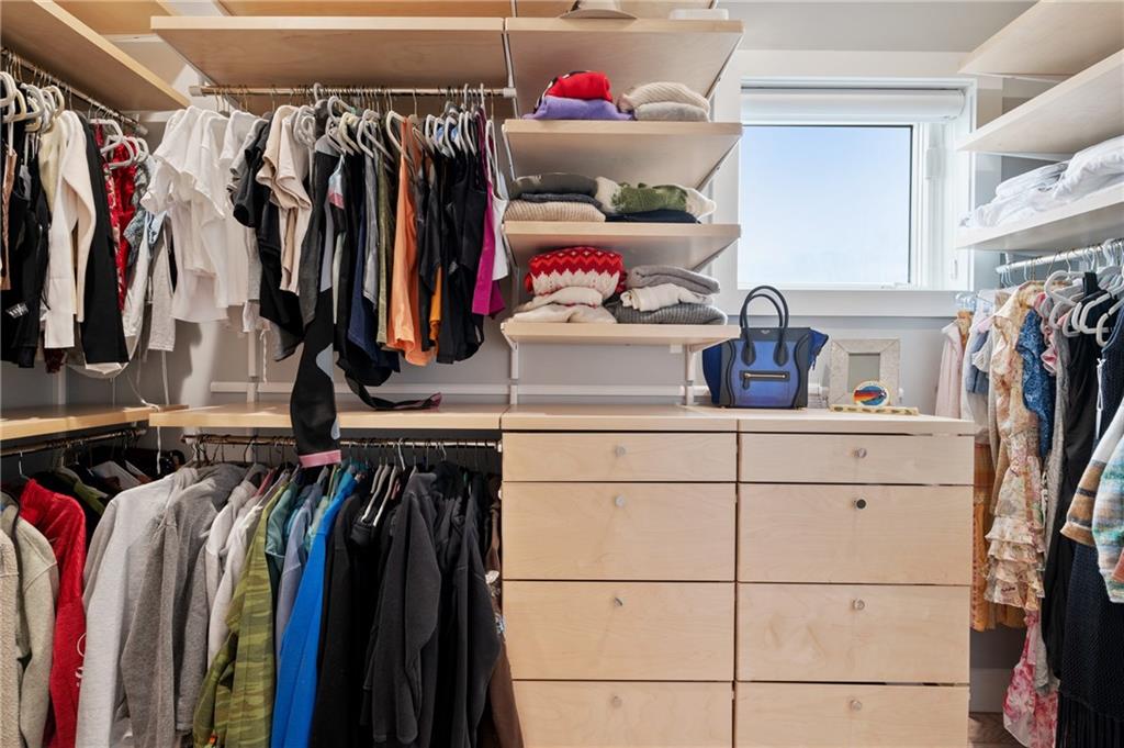172 43rd Street Pittsburgh, PA 15201 - Photo 17 of 25 a view of walk in closet with clothes and shoes