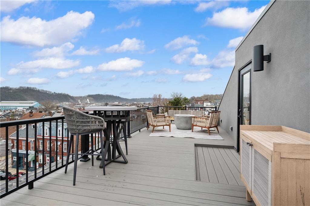172 43rd Street Pittsburgh, PA 15201 - Photo 22 of 25 a view of roof deck with patio
