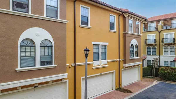 a view of a house with a door