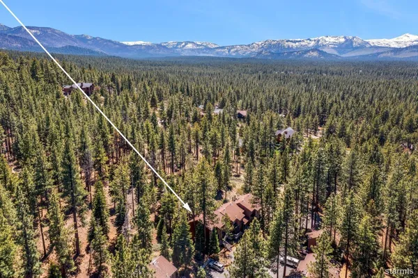 a view of a city with a mountain