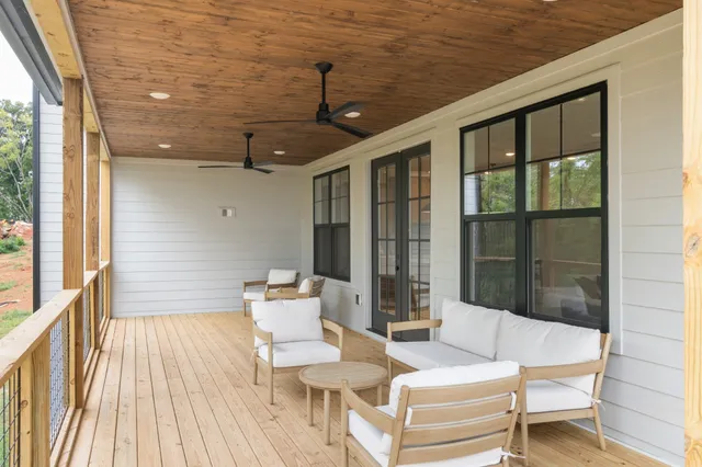 a outdoor space with patio