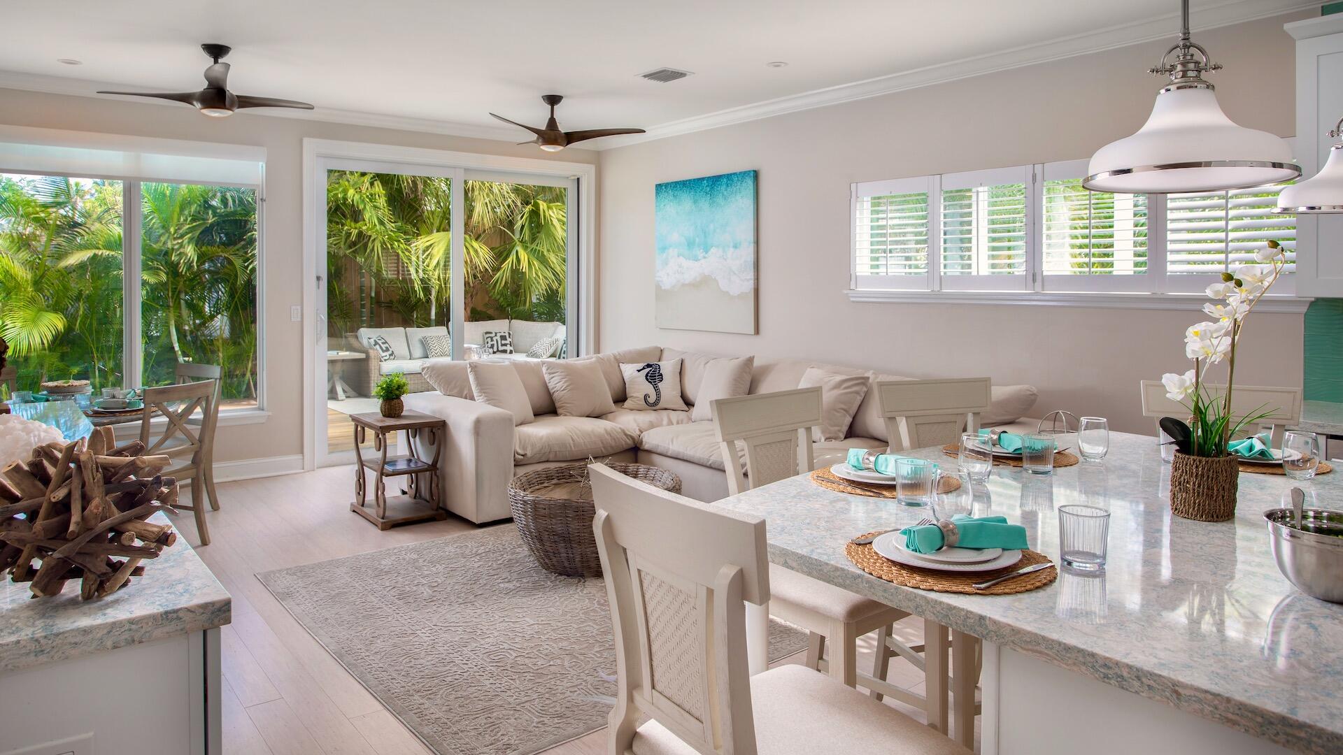 1327 Whitehead Street Key West, FL 33040 - Photo 15 of 37 a view of a dining room with furniture window and outside view