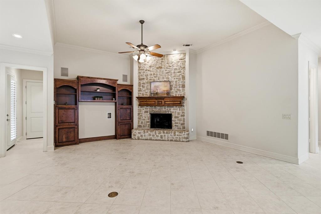 970 Crystal Cove Oak Point, TX 75068 - Photo 14 of 40 a view of a livingroom with a fireplace