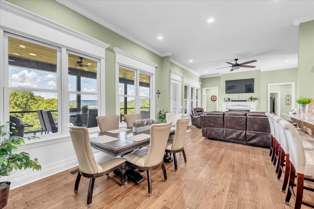 667 Rutherford Lane Smithville, TN 37166 - Photo 22 of 89 a view of a dining room with furniture window and wooden floor