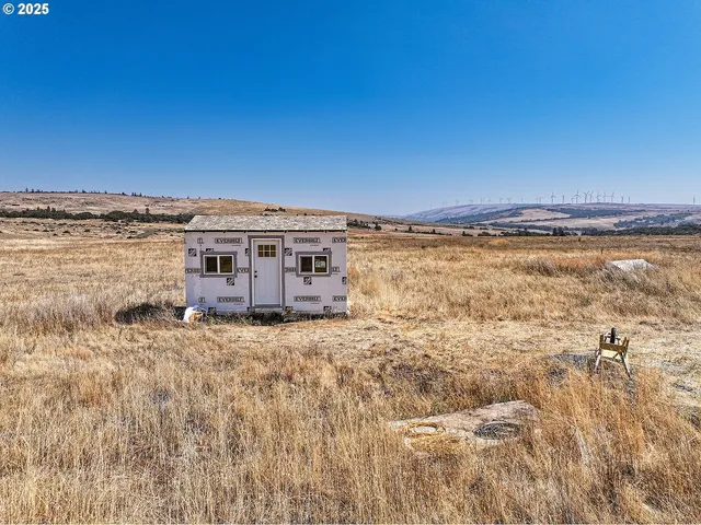 a view of a terrace with a ocean view
