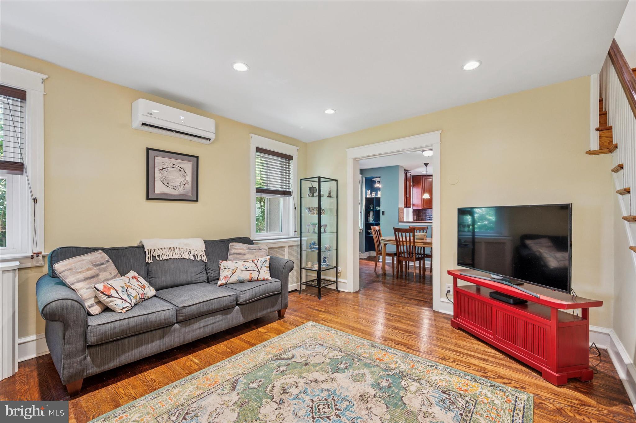 13 Chatham Road Ardmore, PA 19003 - Photo 6 of 35 a living room with furniture and a flat screen tv