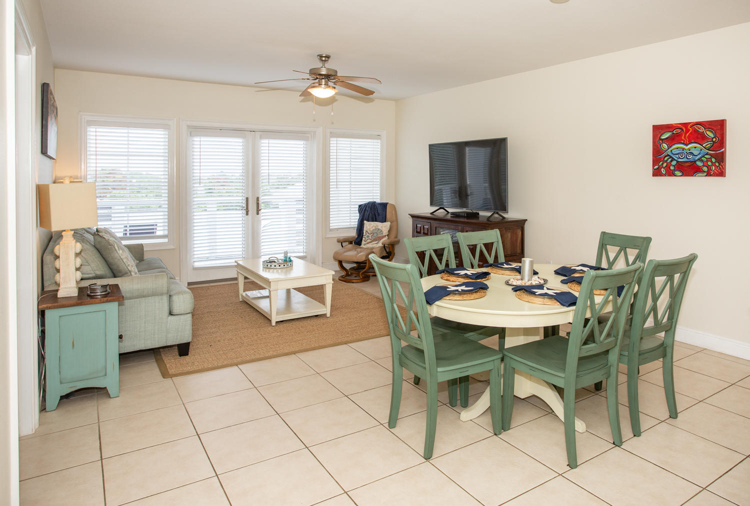 43 Cassine Way, Unit 402 Santa Rosa Beach, FL 32459 - Photo 14 of 52 a view of a dining room with furniture window and outside view