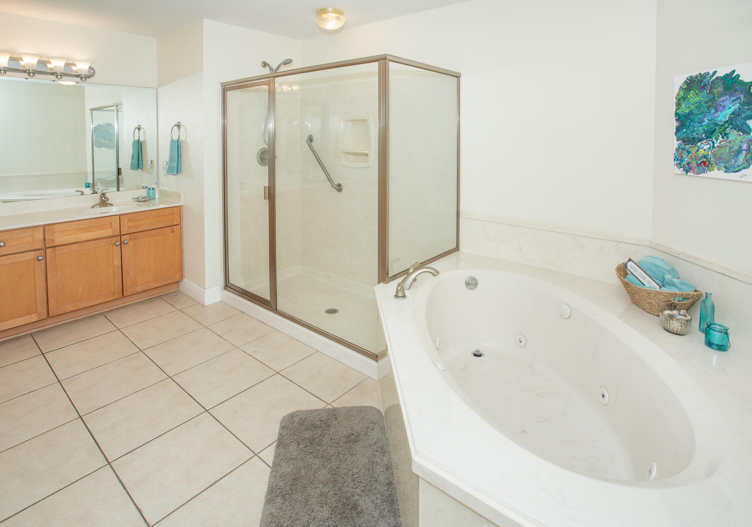 43 Cassine Way, Unit 402 Santa Rosa Beach, FL 32459 - Photo 33 of 52 a bathroom with a bathtub and a shower