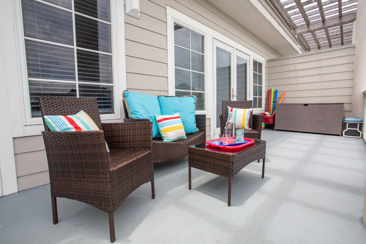 43 Cassine Way, Unit 402 Santa Rosa Beach, FL 32459 - Photo 35 of 52 a outdoor living space with furniture and a potted plant