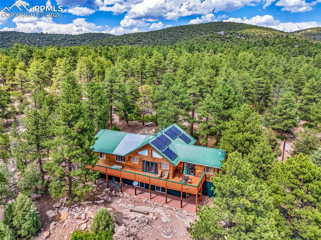209 Rosewood Road Westcliffe, CO 81252 - Photo 43 of 49 Active solar panels installed and operating