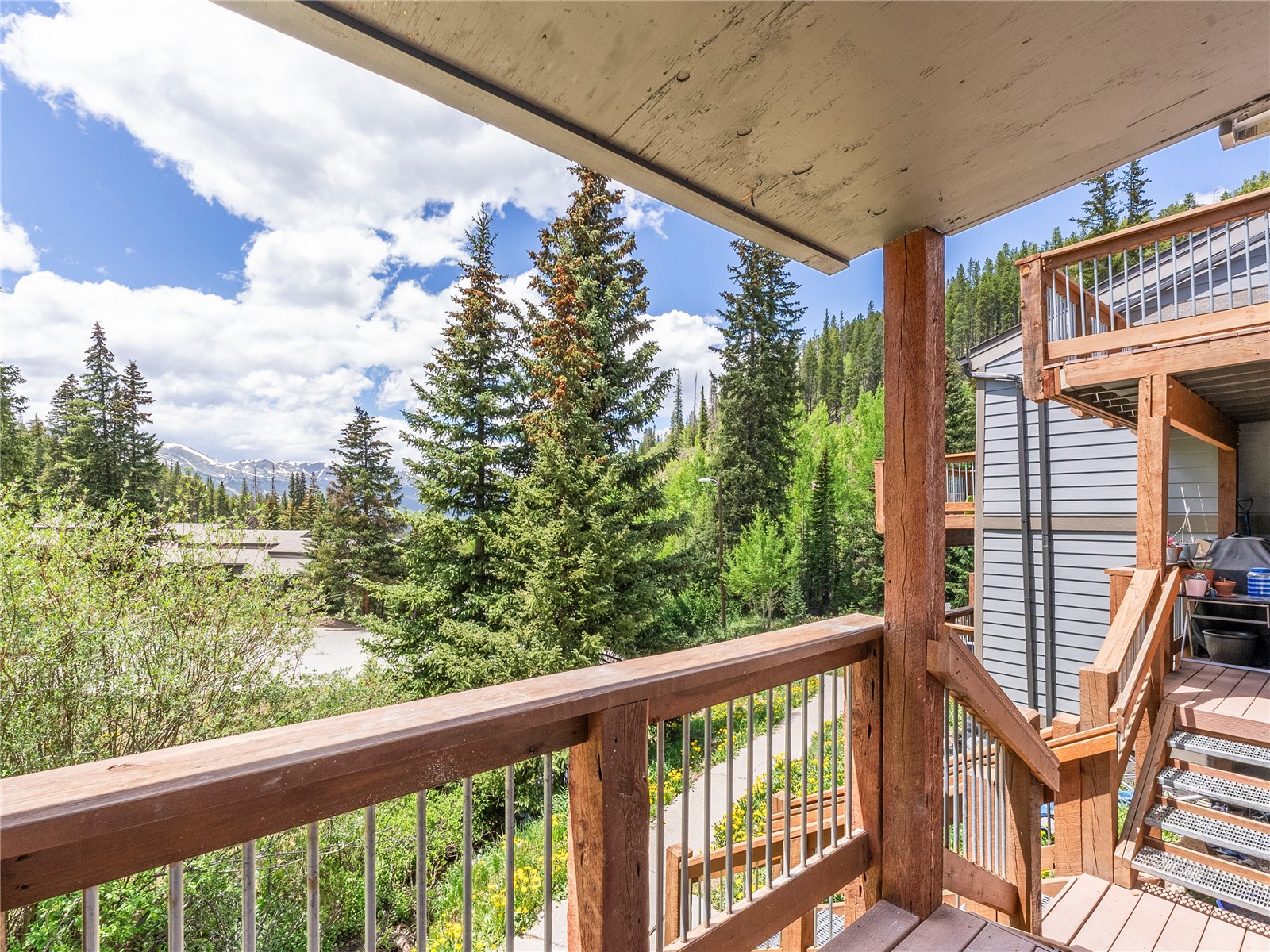 201 Bunker Hill Lode Road, Unit 6 Breckenridge, CO 80424 - Photo 6 of 20 a view of balcony with wooden floor