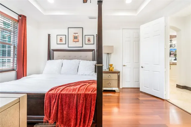 a view of a kitchen from the hallway