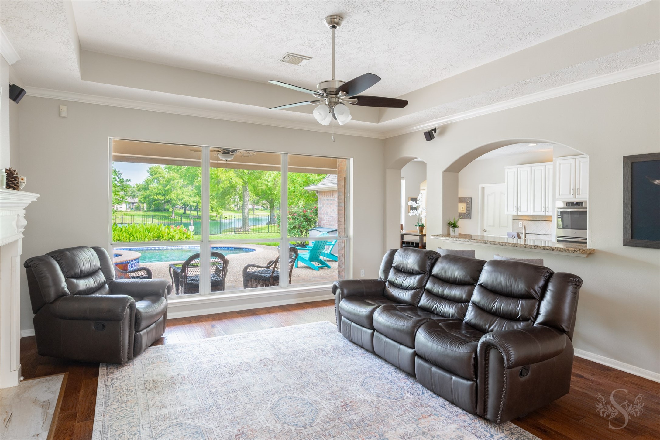 20410 Lake Spring Court Cypress, TX 77433 - Photo 14 of 50 a living room with furniture and a large window