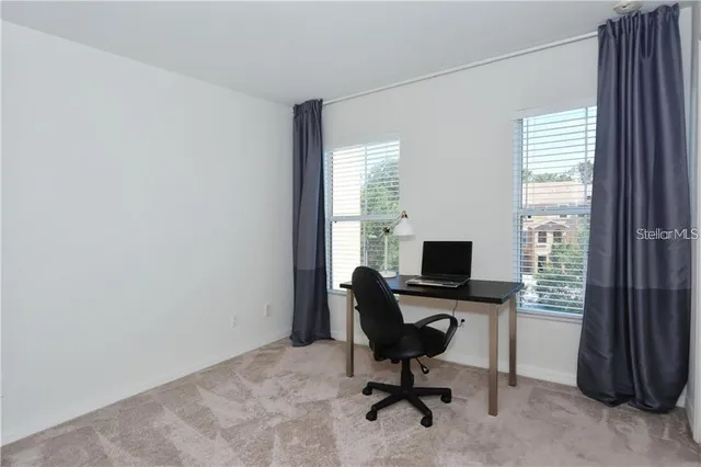 a view of a workspace with a window