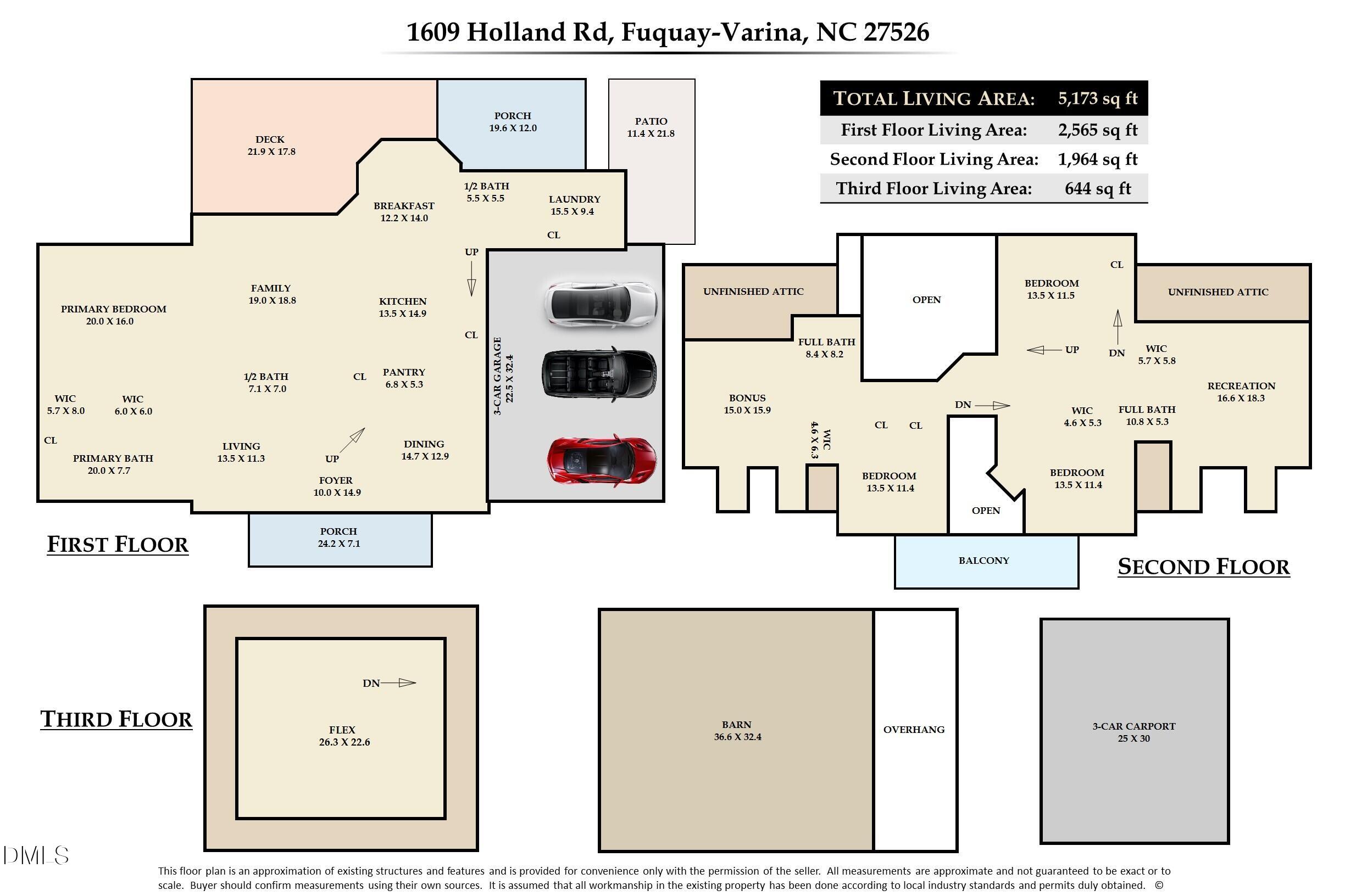1609 Holland Road Fuquay-Varina, NC 27526 - Photo 79 of 79 Floor Plan - MLS Photos