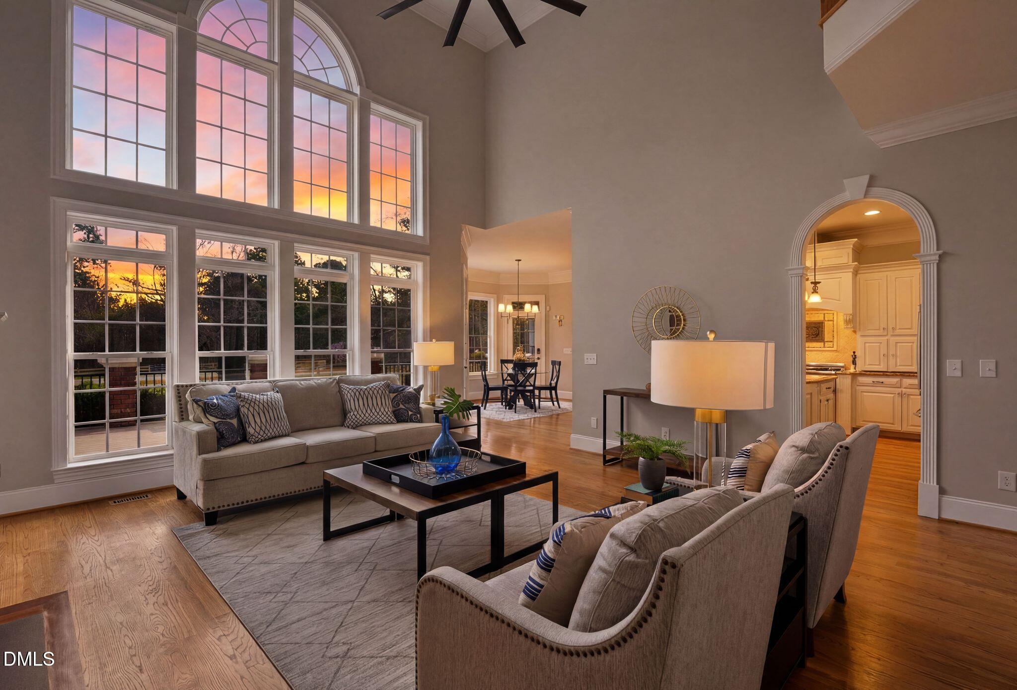 1609 Holland Road Fuquay-Varina, NC 27526 - Photo 10 of 79 a living room with furniture and a large window