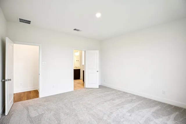 a view of empty room