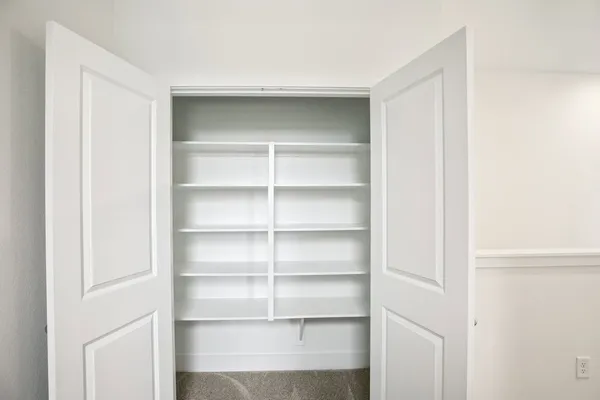 a view of a room with shelf